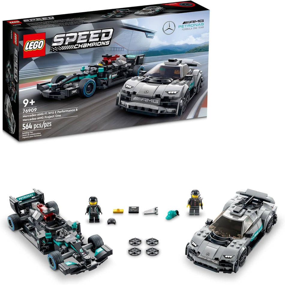 LEGO: Speed Champions: Mercedes-AMG F1 W12 E, Performance & Project One: 76909