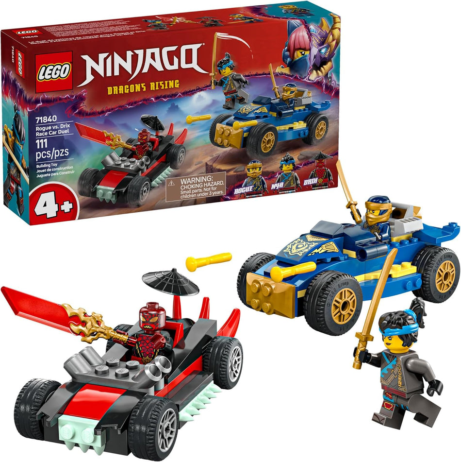 LEGO: NINJAGO: Rogue vs. Drix Race Car Duel: 71840