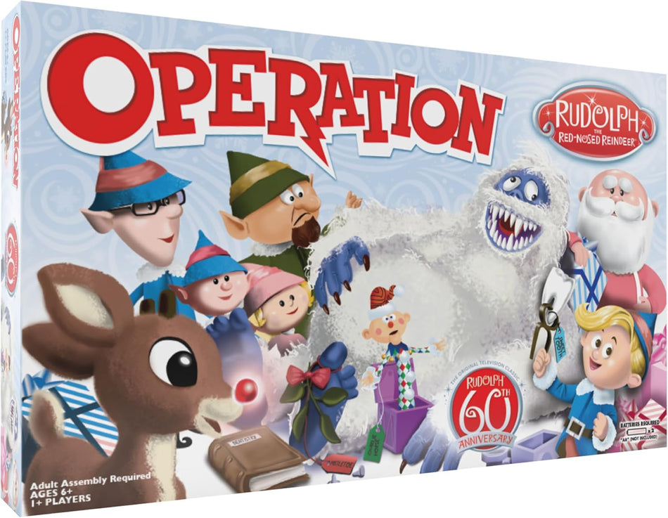 Operation: Rudolph The Red Nosed Reindeer 60th Anniversary Board Game