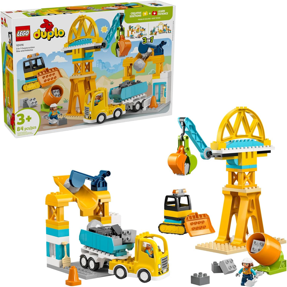 LEGO: DUPLO: 3 in 1 Construction Site and Vehicles: 10476