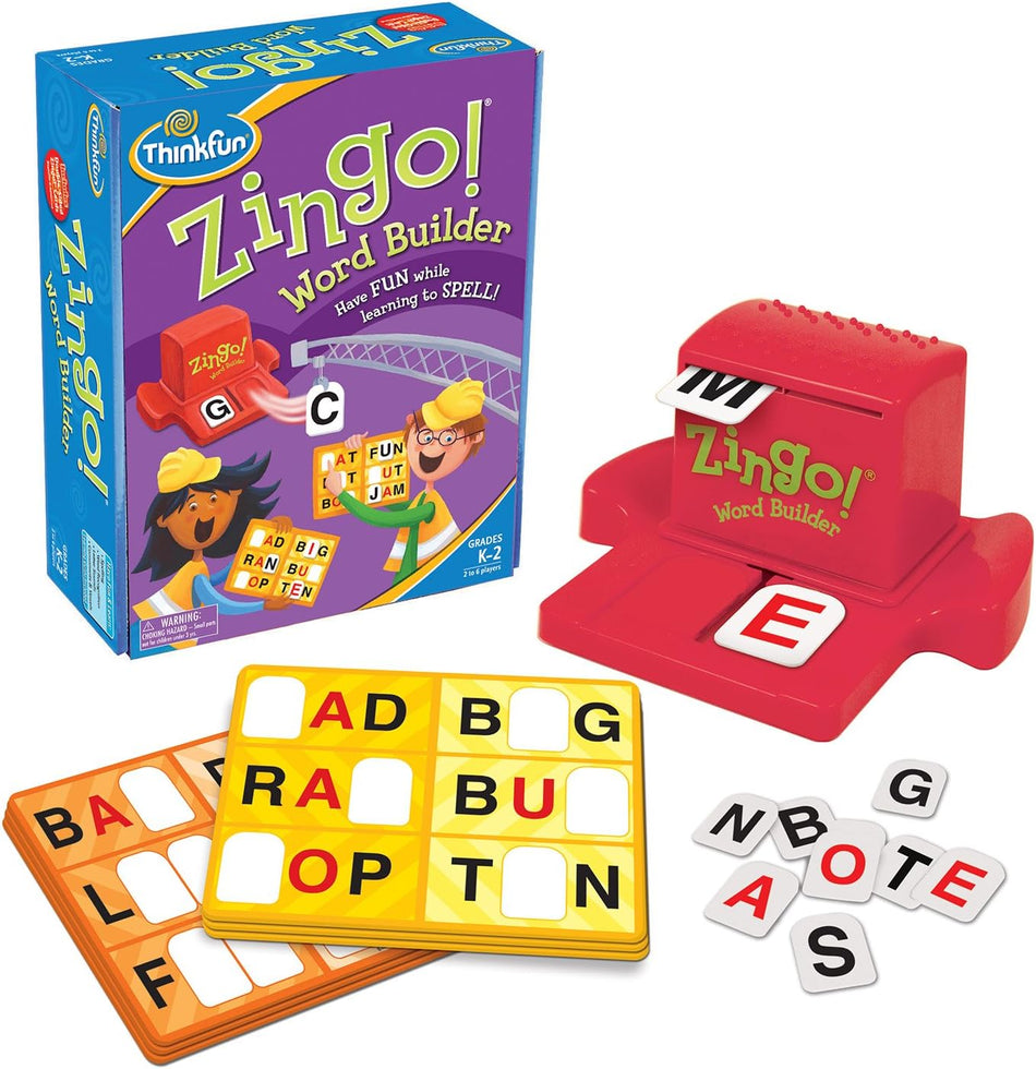 ThinkFun: Zingo Word Builder: Classic Early Reading Game