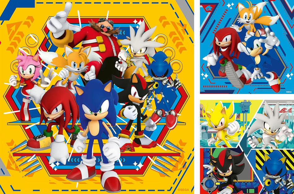 Ravensburger: Sonic The Hedgehog: 3 x 49 Piece Puzzle