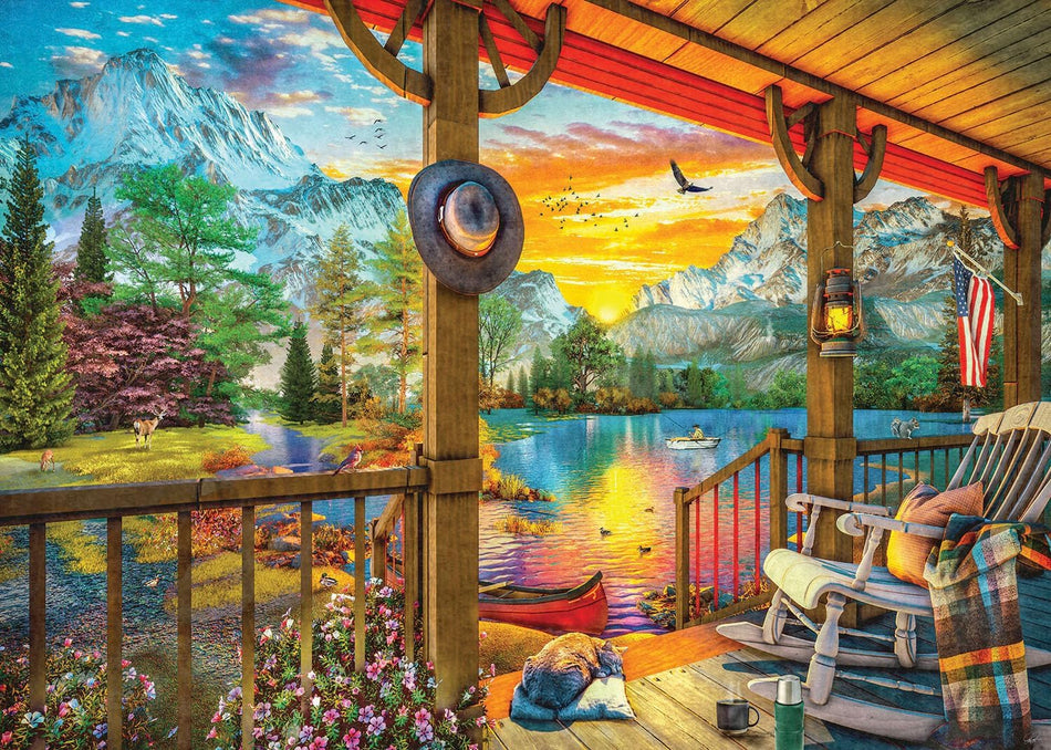 EUROGRAPHICS: Early Morning Fishing: 500 Piece Puzzle