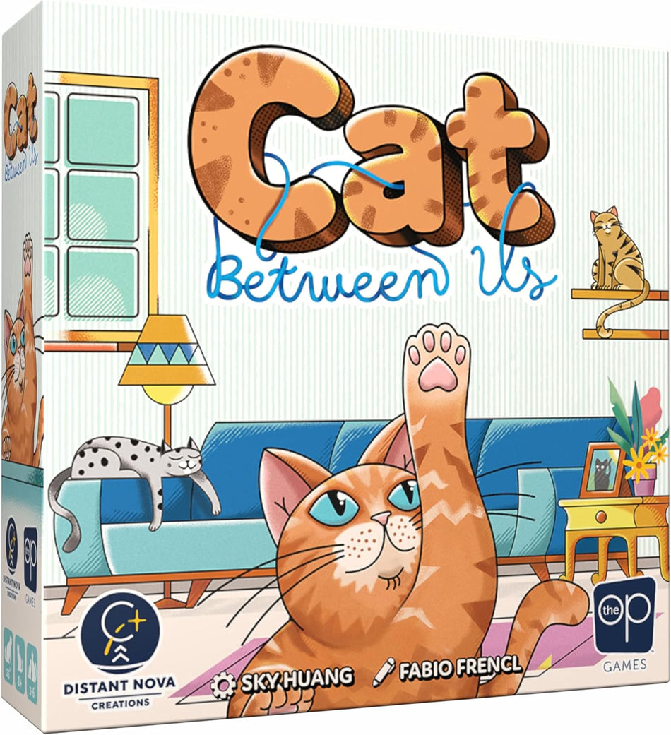 Cat Between Us:  A Quirky Fun Strategic Card Game of Attracting a Playful Cat with Toys