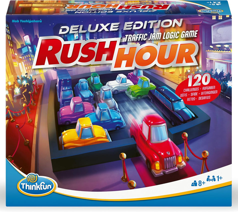 ThinkFun: Rush Hour: Deluxe Edition: Traffic Jam Logic Game