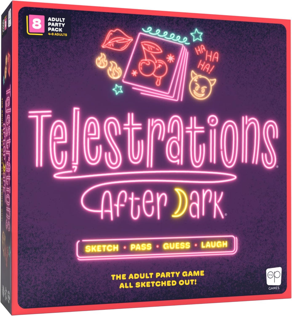 Telestrations: After Dark 8 Player 2nd Edition Board Game