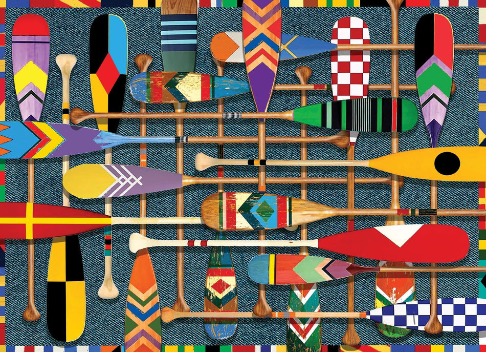 Willow Creek Press: Canoe Paddles: 1000 Piece Puzzle