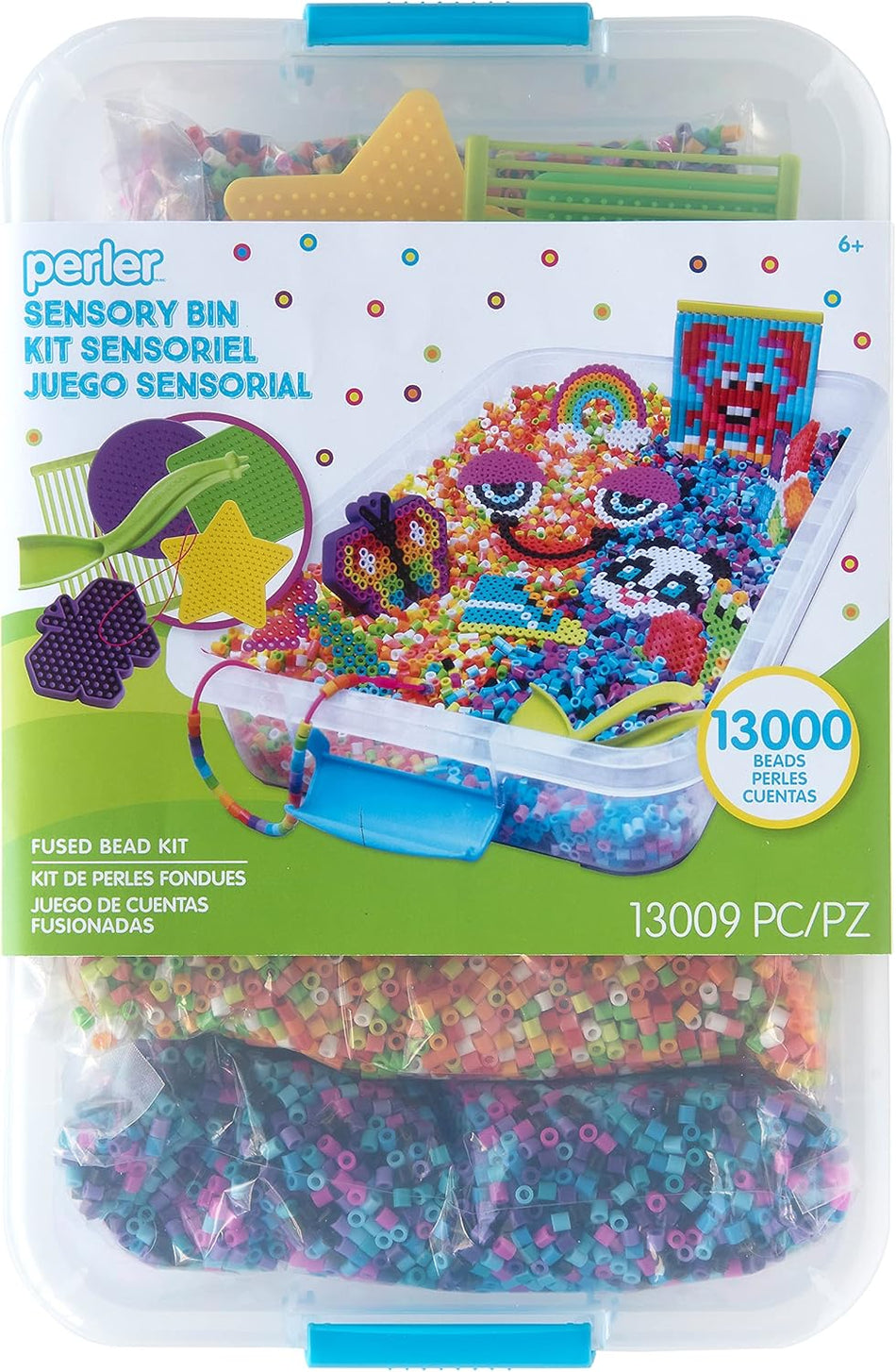 Perler: Sensory Bin: 13000 Piece Fused Bead Kit