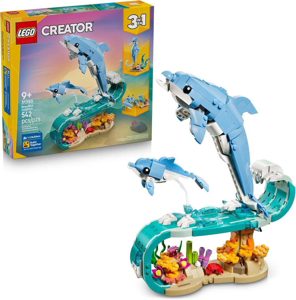 LEGO: Creator 3 in 1: Beautiful Dolphins: 31385