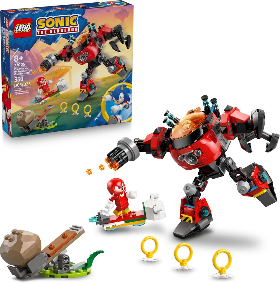 LEGO: Sonic The Hedgehog: Knuckles vs. Dr. Eggman Egg Crusher Mech: 77005