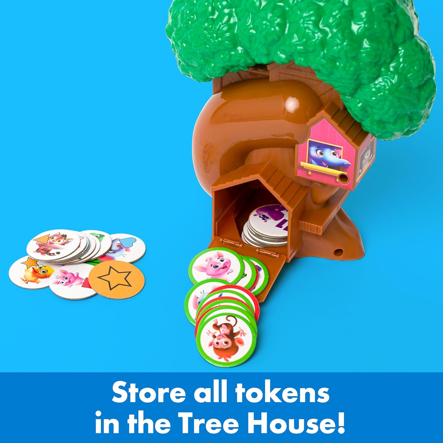 ThinkFun Friends: Tree House: Frog's Super Slide Matching Game ...