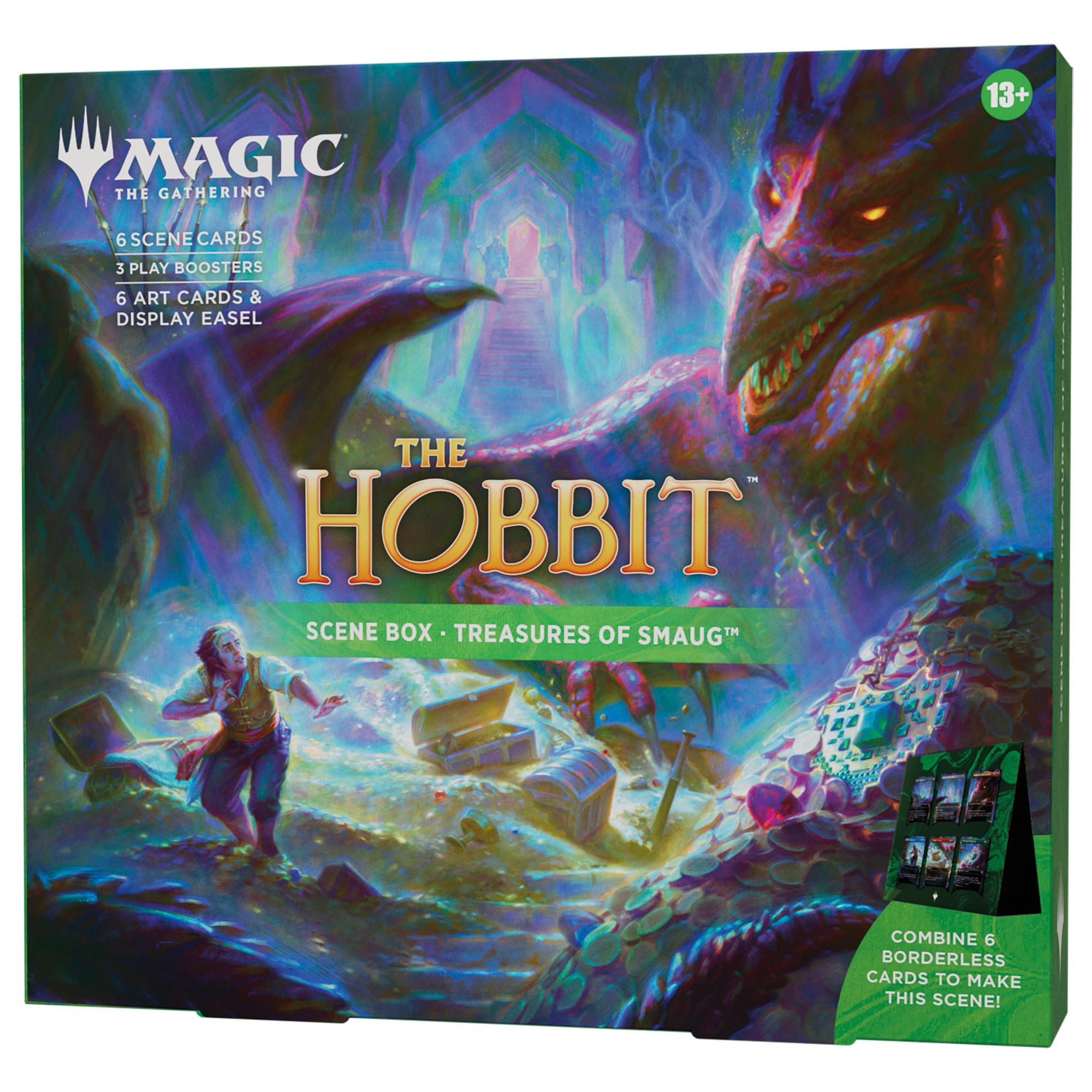 magic the gathering the hobbit scene box image of treasures of smaug