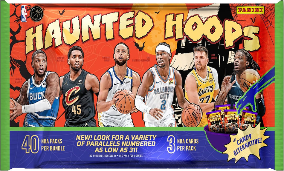 Panini Haunted Hoops Halloween Treat Packs – Official NBA Halloween Trading Cards