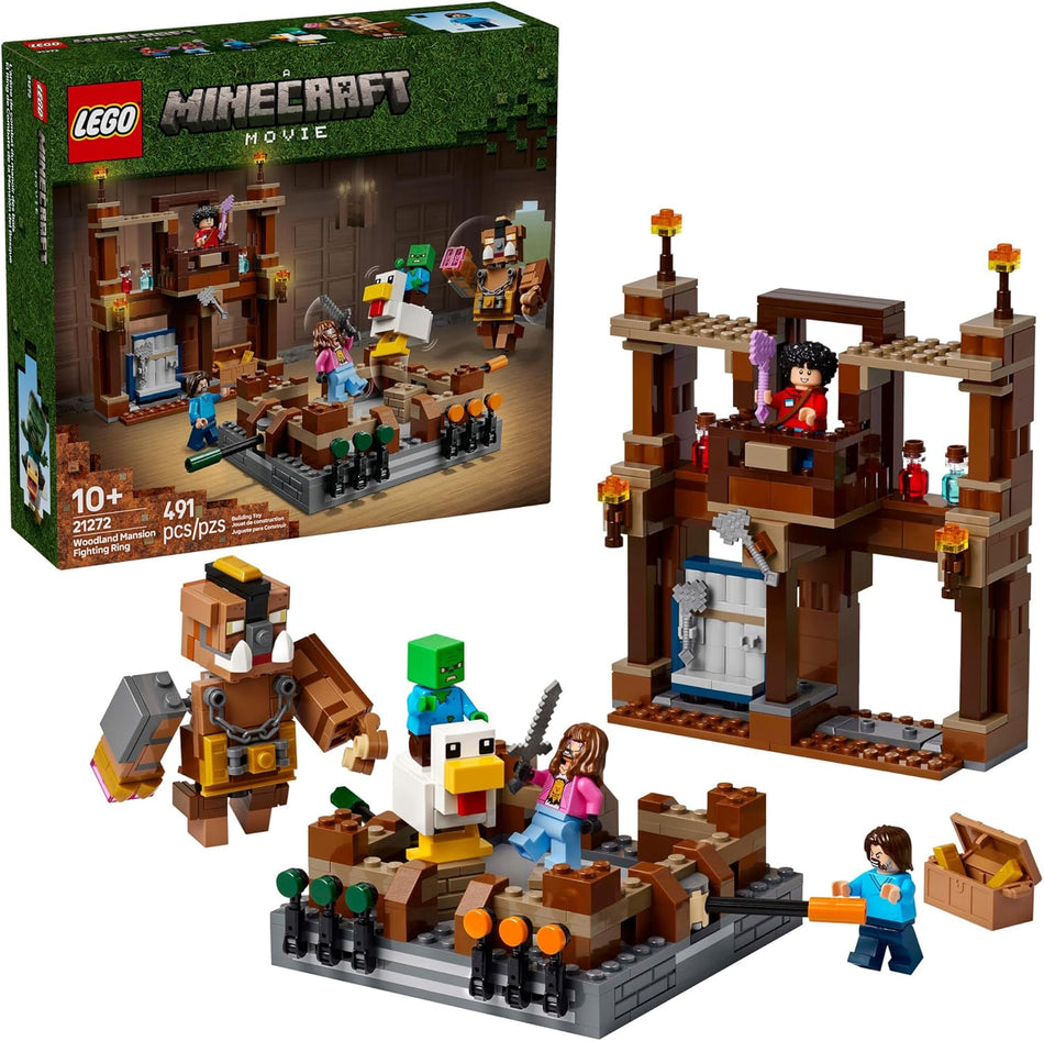 LEGO: A Minecraft Movie: Woodland Mansion Fighting Ring: 21272