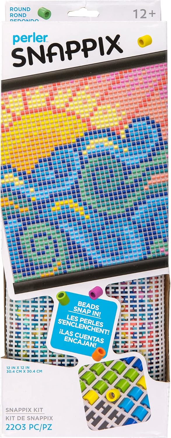 Perler: Ocean Sunset: Snappix No-Iron Fuse Bead Craft Kit