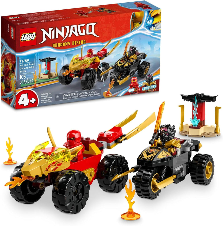 LEGO: NINJAGO: Kai and Ras’ Car and Bike Battle: 71789