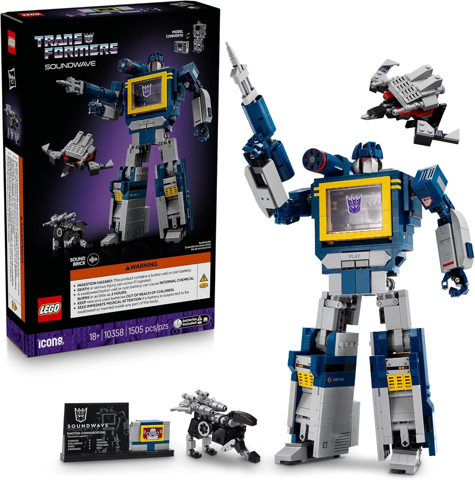 LEGO: Icons: Transformers: Soundwave: 10358