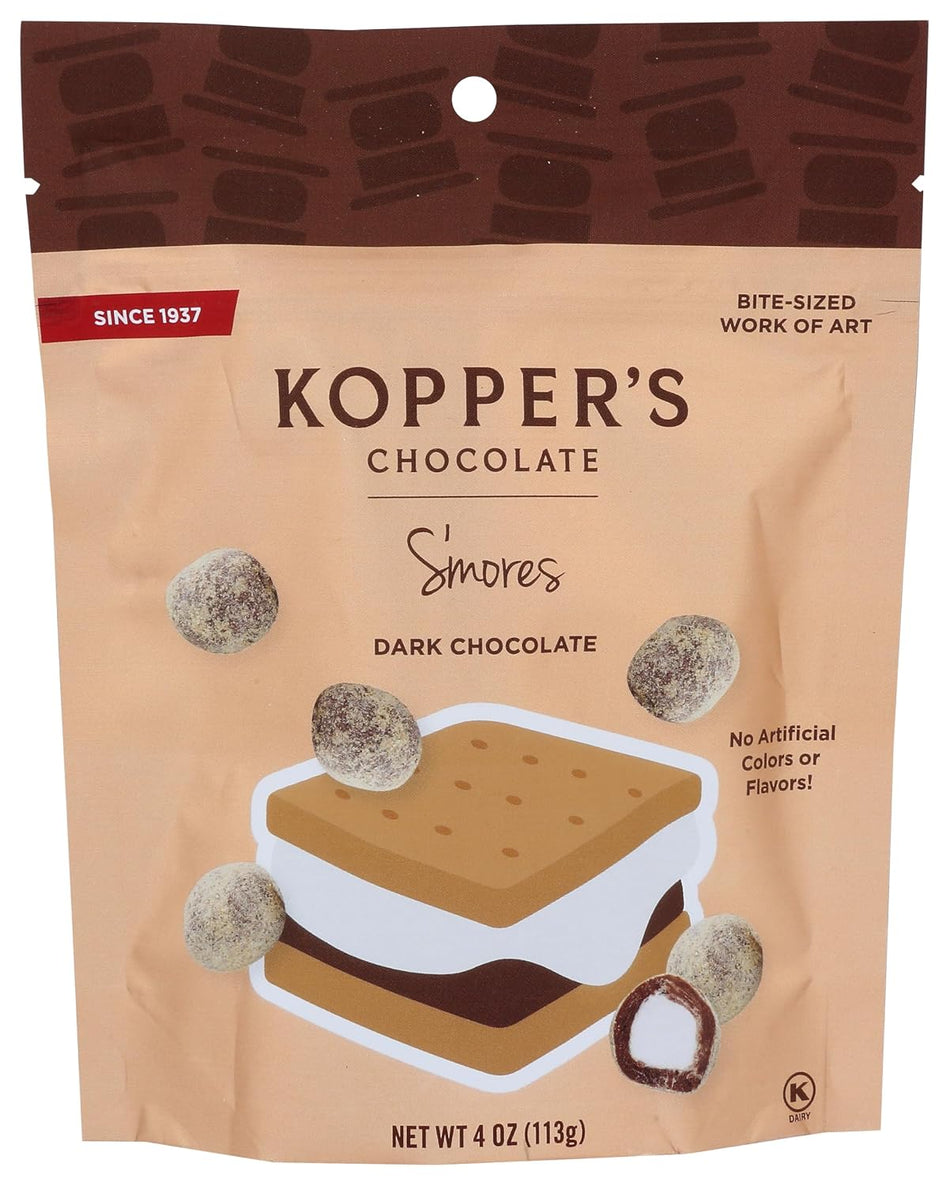 Kopper's - Dark Chocolate S'mores | 4 oz bag