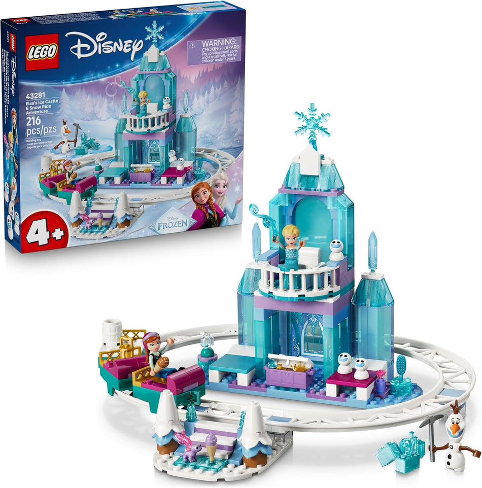 LEGO: Disney Frozen: Elsa's Ice Castle & Snow Ride Adventure: 43281