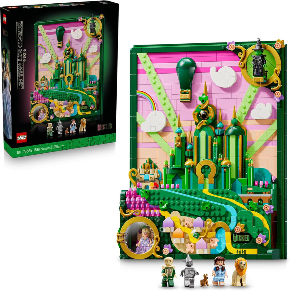 LEGO: WICKED: Emerald City Wall Art: 75685