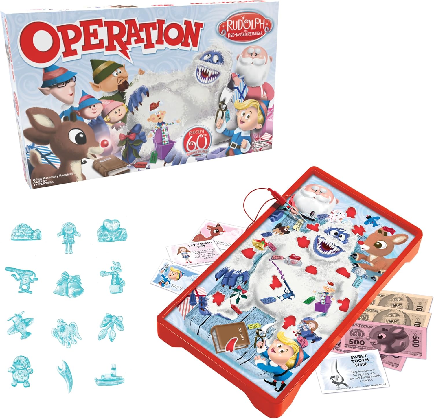 Operation: Rudolph The Red Nosed Reindeer 60th Anniversary Board Game ...