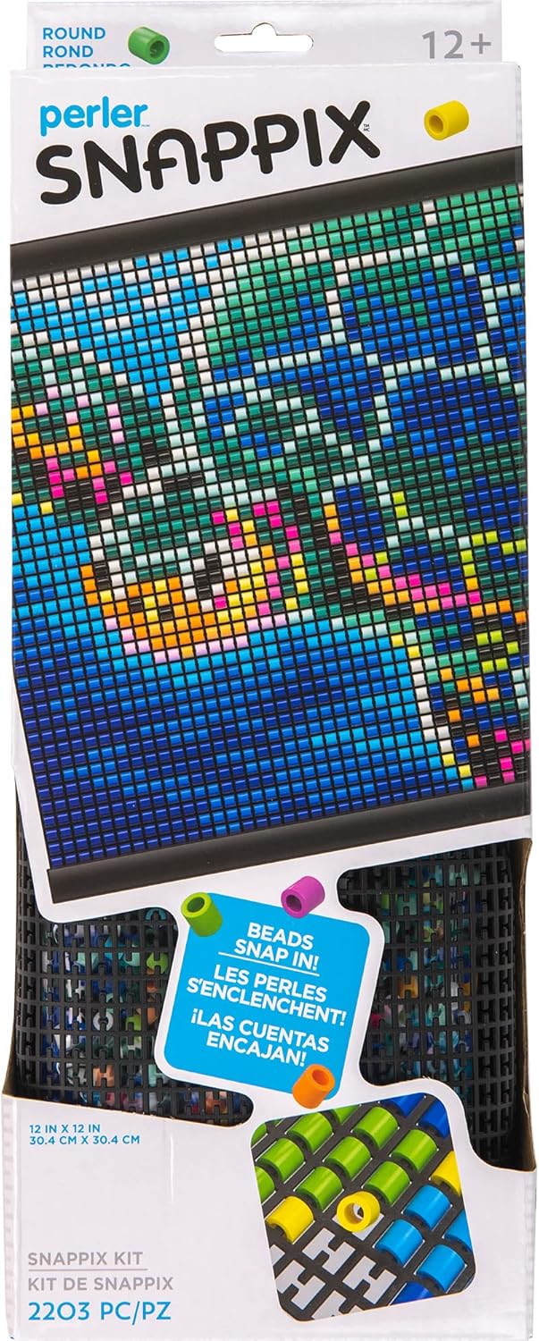 Perler: Sea Turtle: Snappix No-Iron Fuse Bead Craft Kit