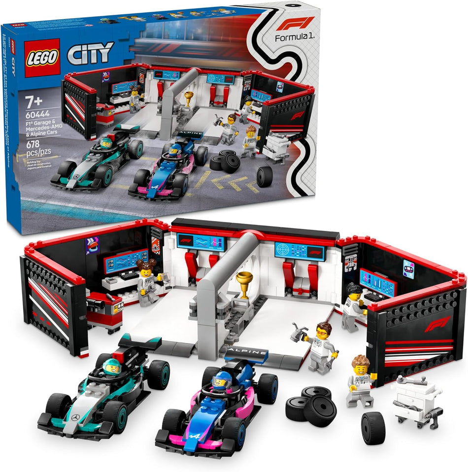 LEGO: City: F1 Garage & Mercedes-AMG & Alpine Cars: 60444