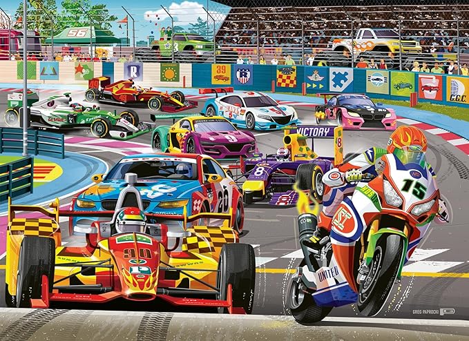 Ravensburger: Racetrack Rally: 60 Piece Puzzle