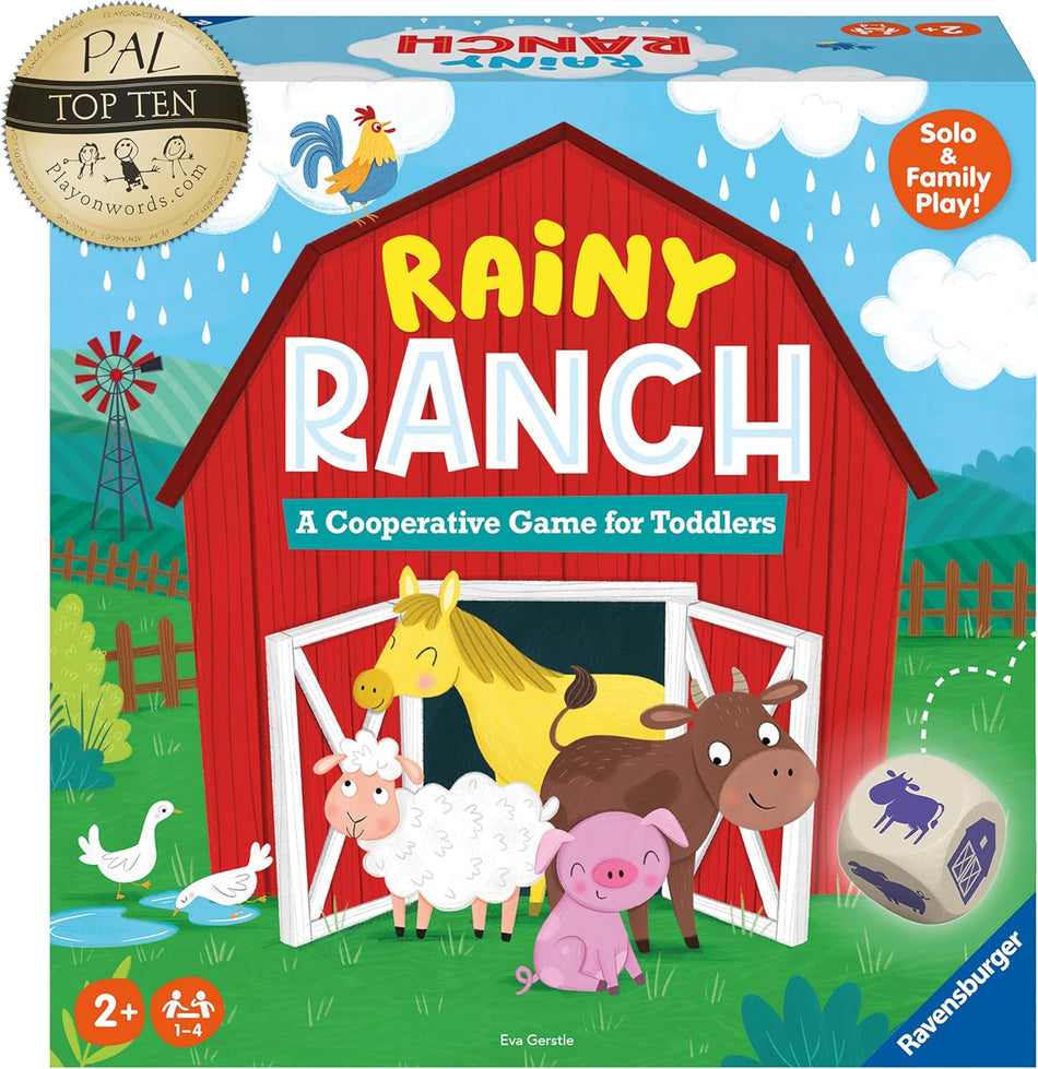 Ravensburger: Rainy Ranch: Engaging Cooperative Game for Toddlers