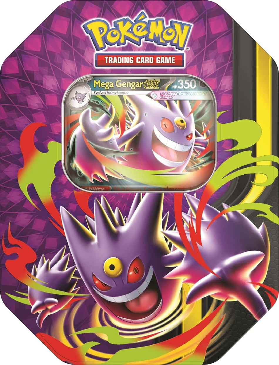 Pokémon TCG: Mega Moonlit Tin Mega Gengar ex