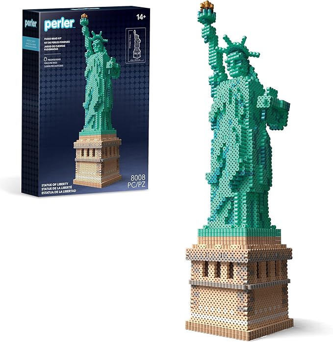 Perler: Statue of Liberty 3D Fused Bead Craft Activity Kit