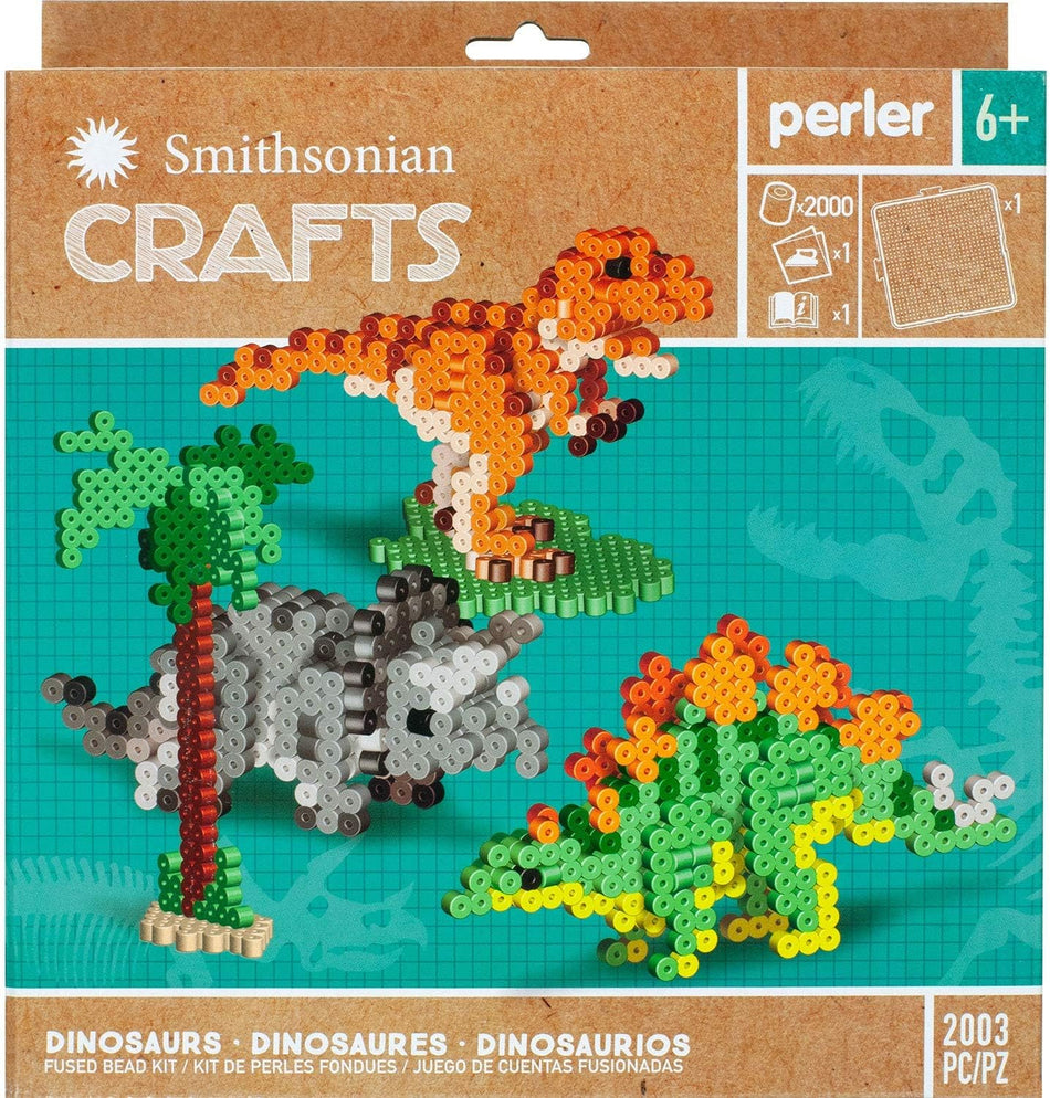 Perler: Smithsonian Crafts: Dinosaurs: 3D Beads Kit