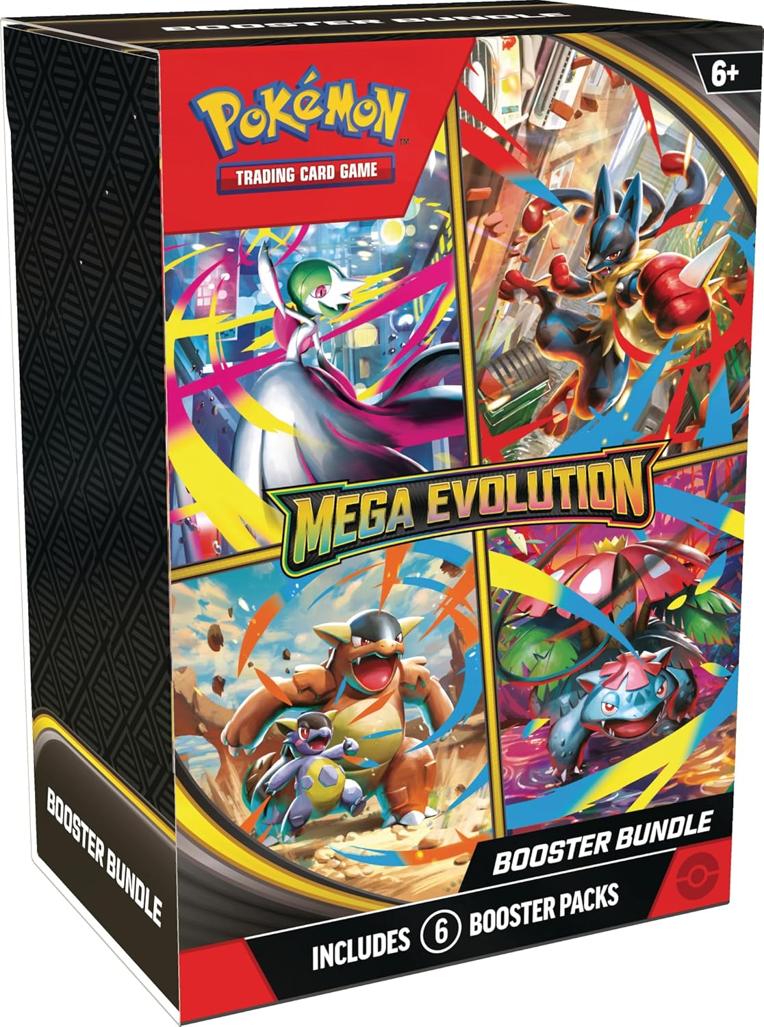 Pokémon Trading Card Game Mega Evolution booster bundle packaging.