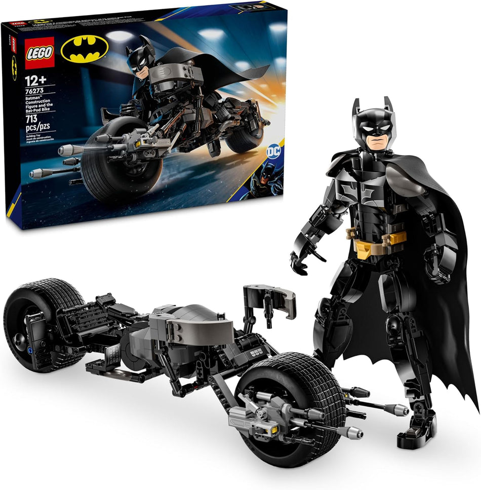 LEGO: DC: Batman Construction Figure & The Bat-Pod Bike: 76273