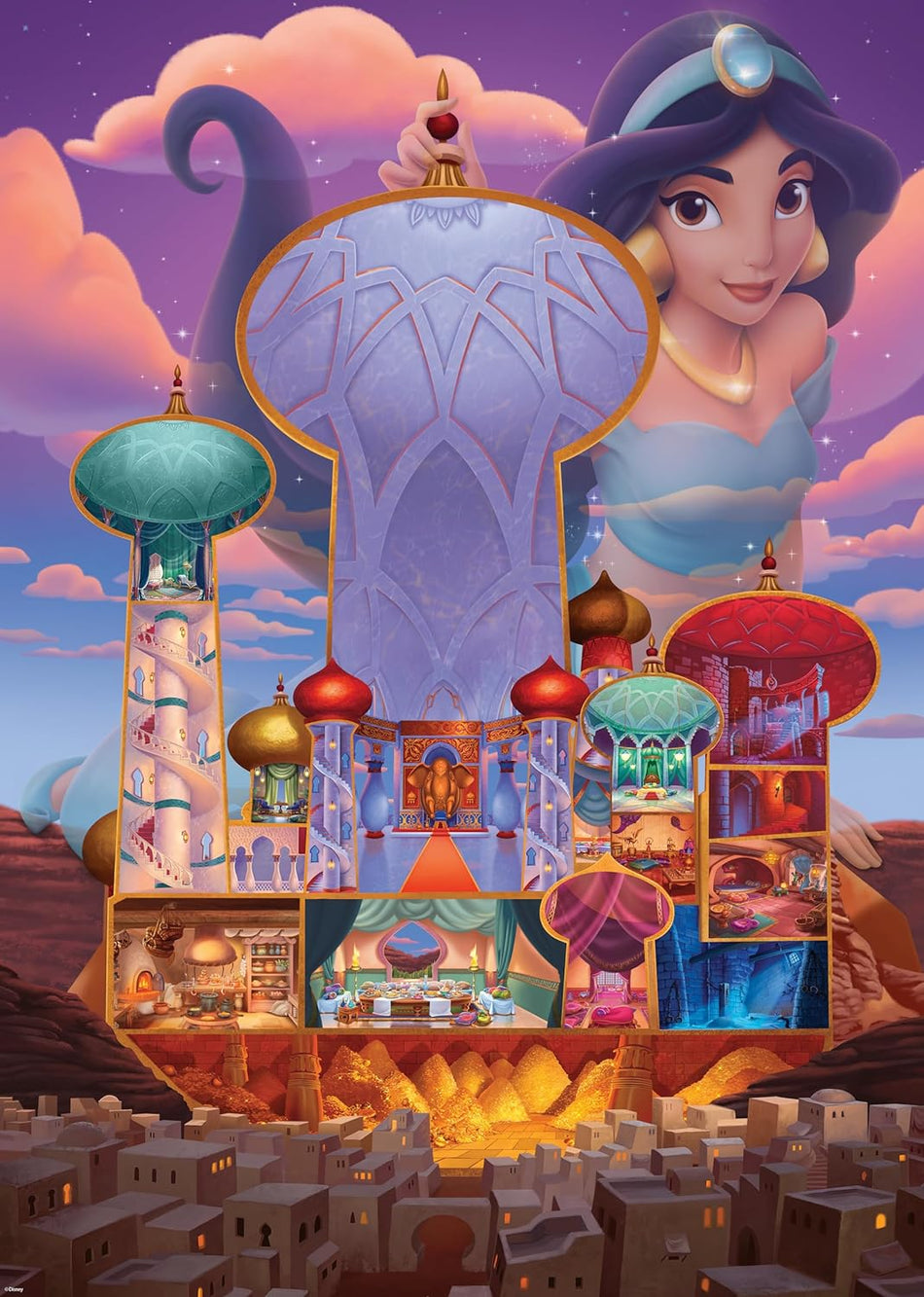 Ravensburger: Disney Castles: Jasmine: 1000 Piece Puzzle