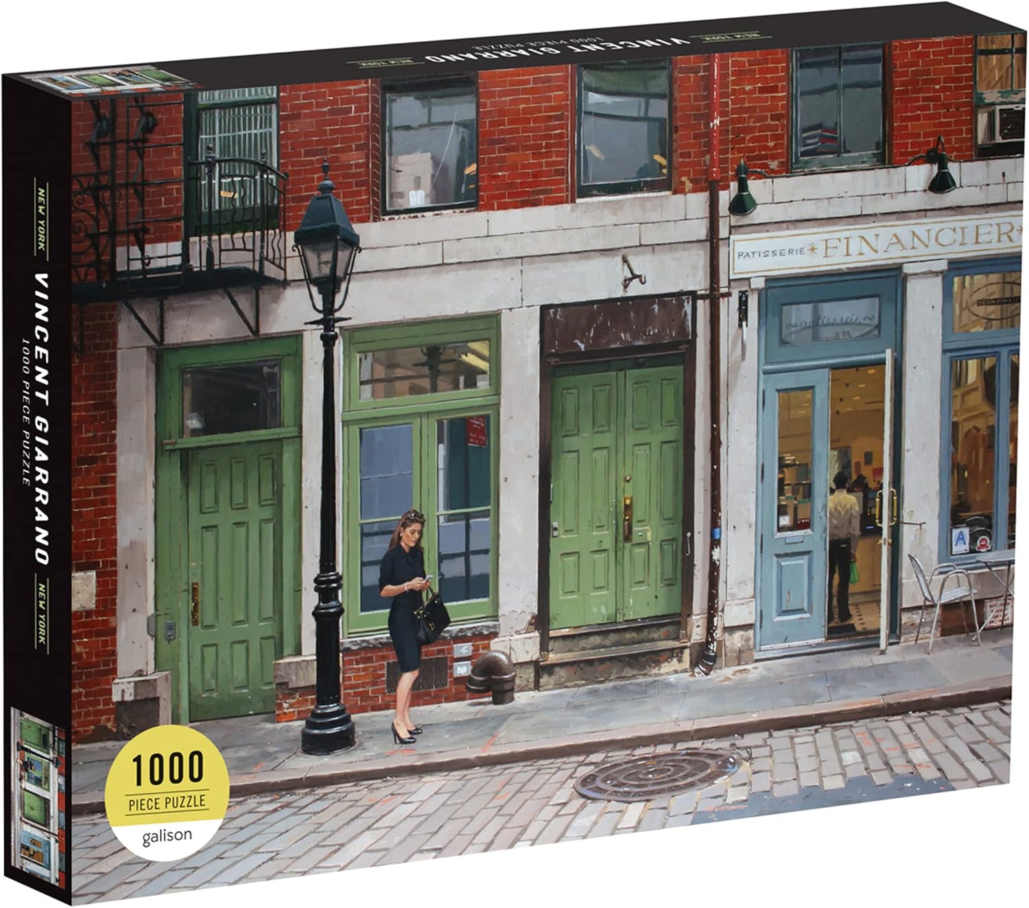 box image of galison 1000 piece jigsaw puzzle new york