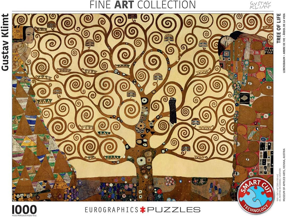Eurographics: Tree of Life by Gustav Klimt: 1000 Piece Puzzle