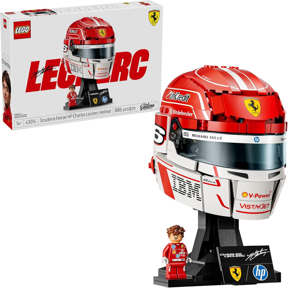 *PRE-ORDER: LEGO: Editions: Scuderia Ferrari HP Charles Leclerc Helmet: 43014