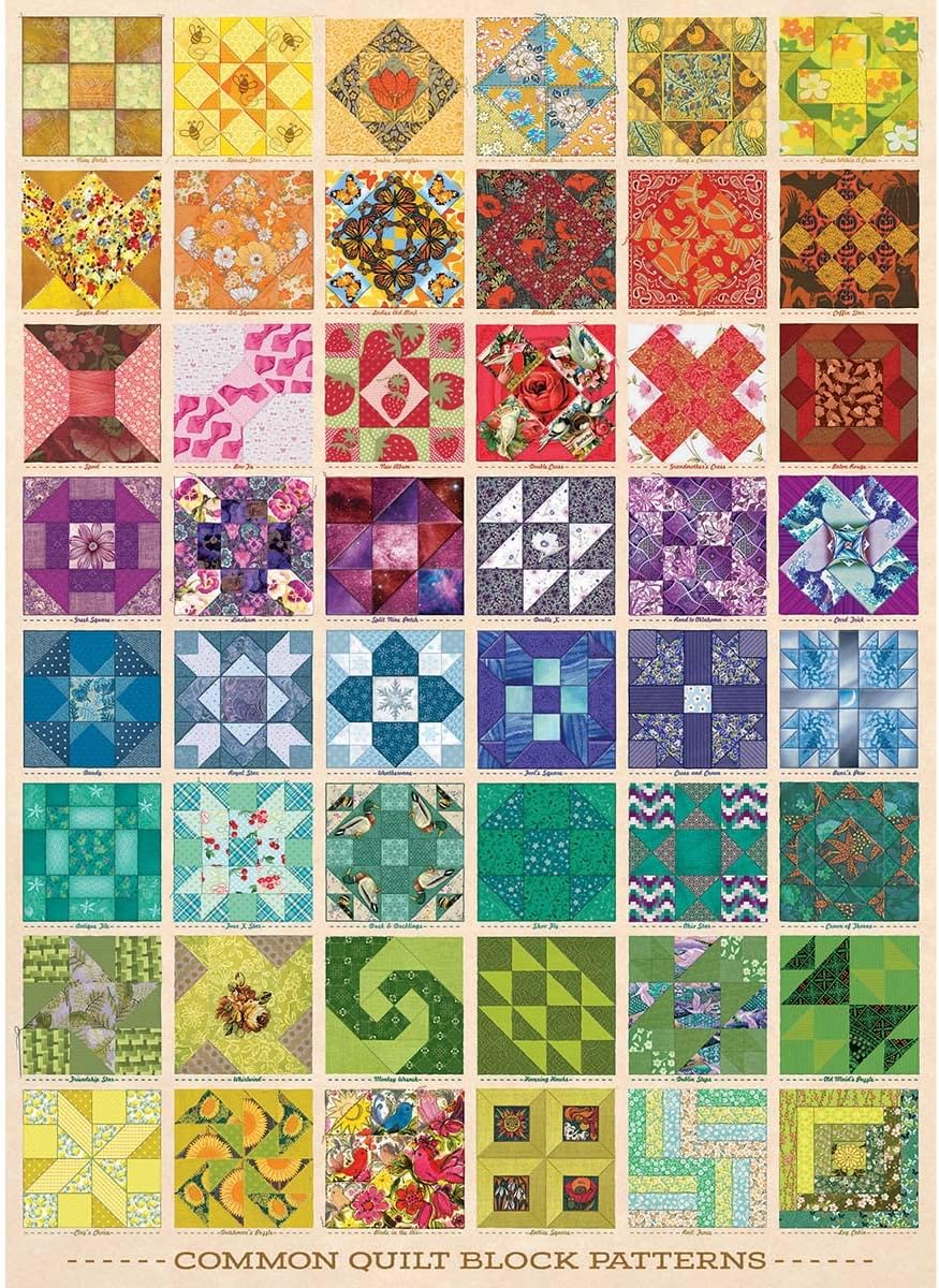Cobble Hill: Common Quilt Blocks: 1000 Piece Puzzle
