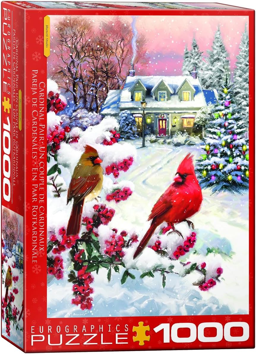 EuroGraphics: Cardinal Pair: 1000 Piece Puzzle