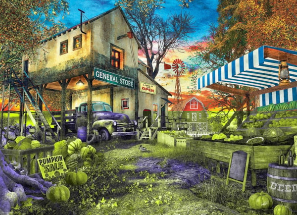 EUROGRAPHICS: Old Country General Store: 300 XL Piece Puzzle