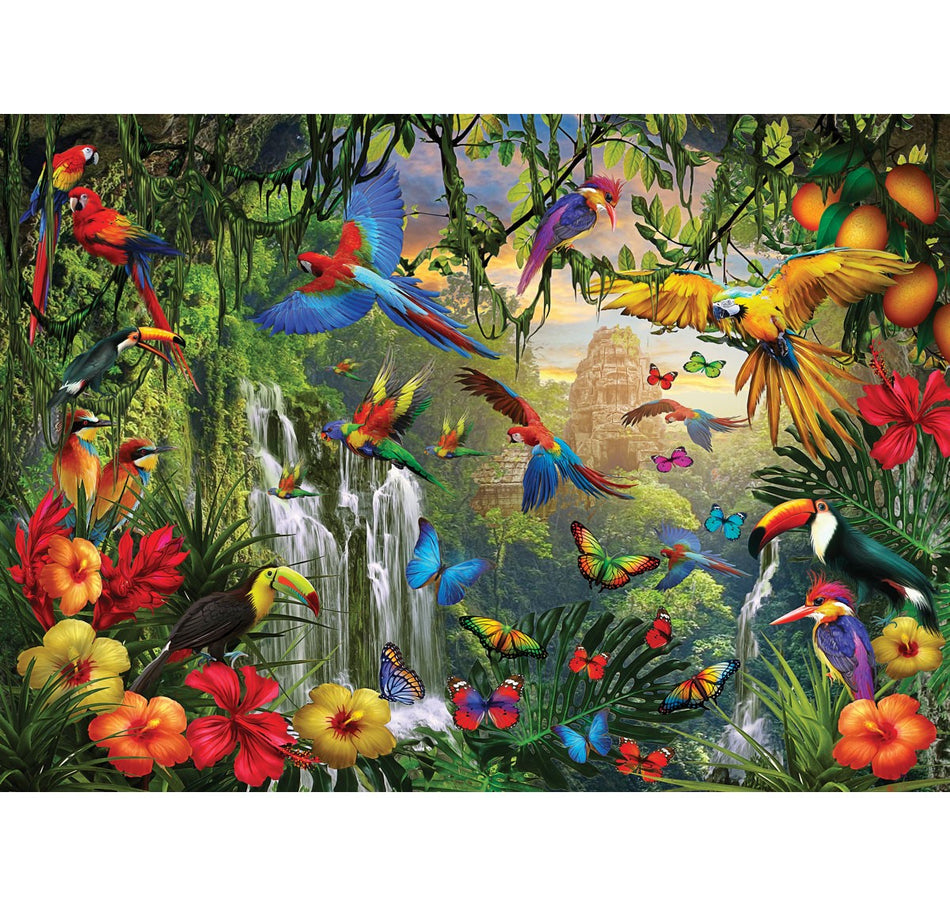 EUROGRAPHICS: Tropical Bird Paradise: 500 XL Piece Puzzle