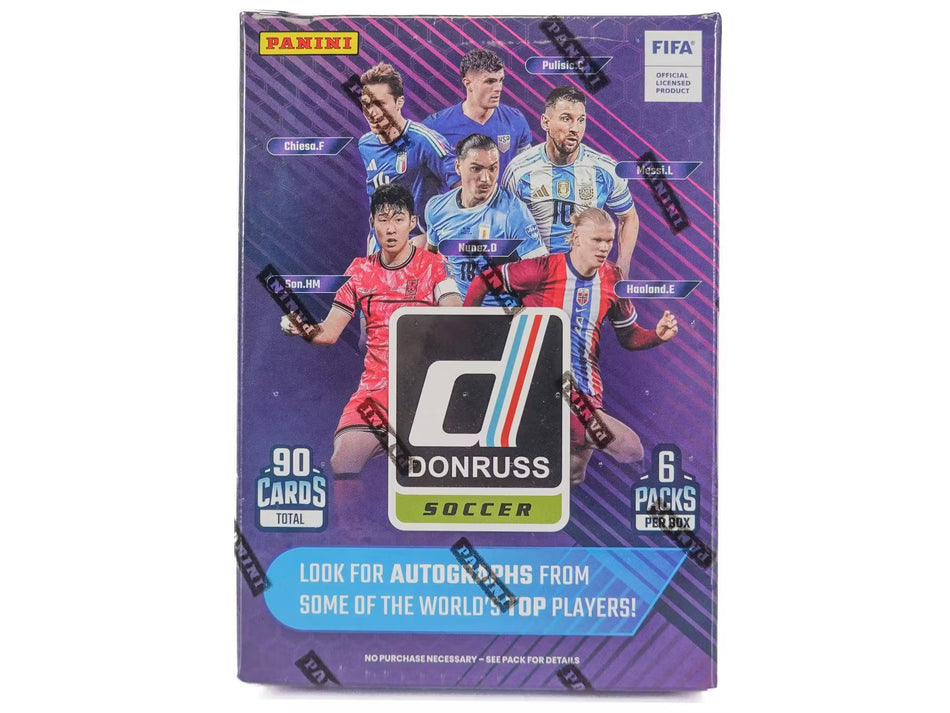 2024/25 Panini Donruss Soccer 6-Pack Blaster Box (Blue Cubic Parallels!)
