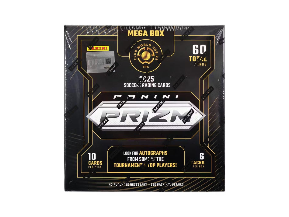 2025 Panini Prizm FIFA Club World Cup Soccer Mega Box
