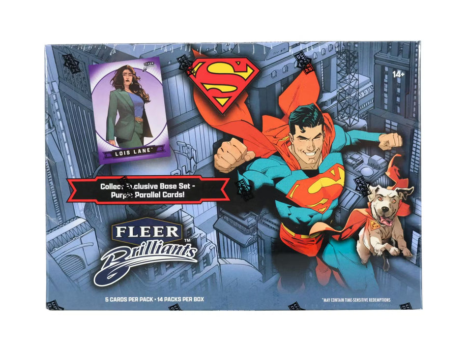 2025 Upper Deck Fleer Brilliants Superman Retail Mega Box