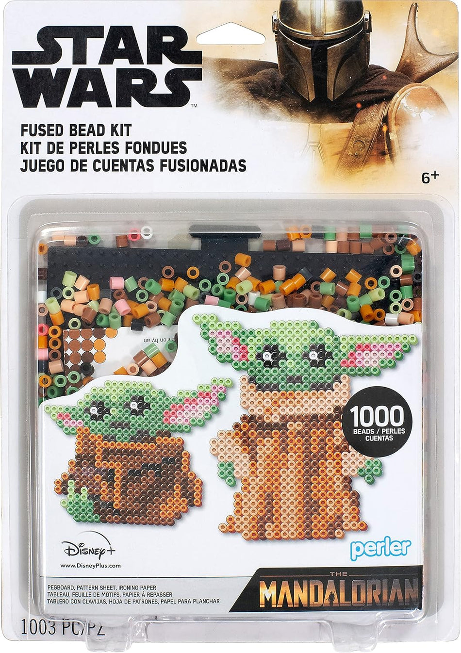 Perler: The Mandalorian Baby Yoda Star Wars Fuse Bead Blister Kit