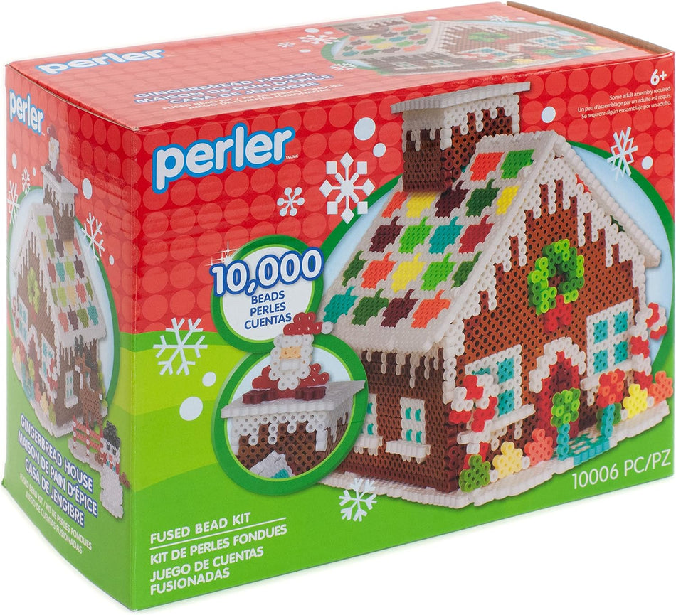 Perler: Gingerbread House: 10,000 Piece Fused Bead Kit