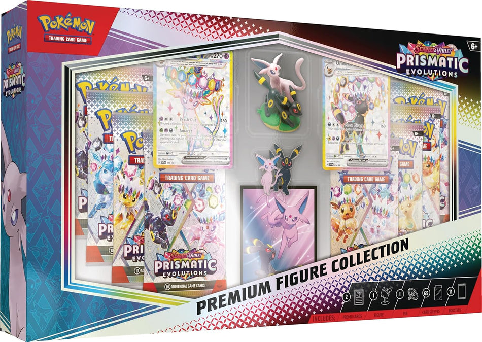 Pokémon TCG: Scarlet & Violet Prismatic Evolutions Premium Figure Collection