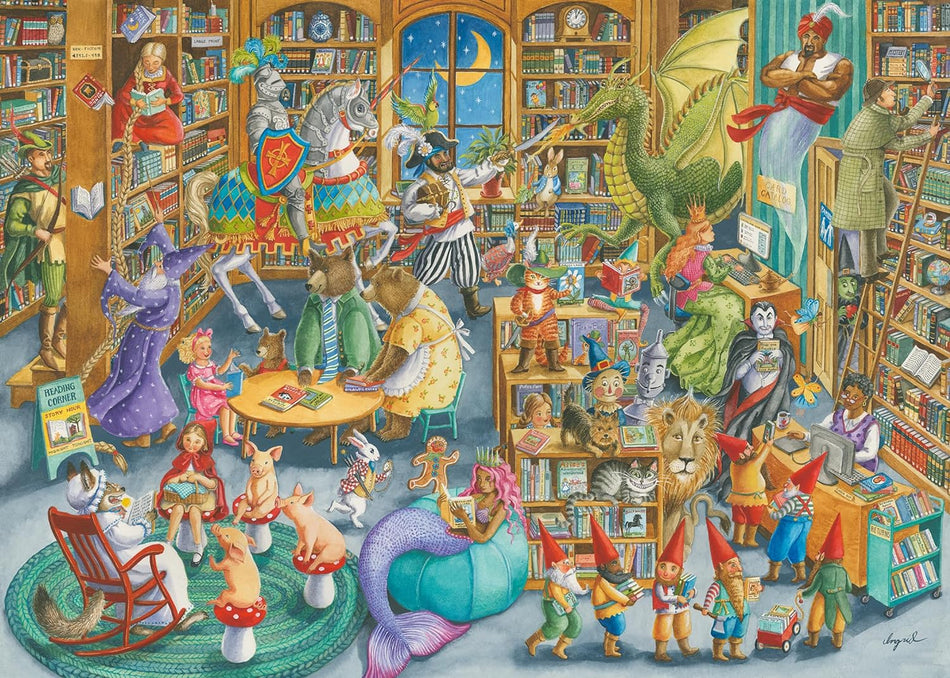 Ravensburger: Midnight at The Library: 1000 Piece Puzzle