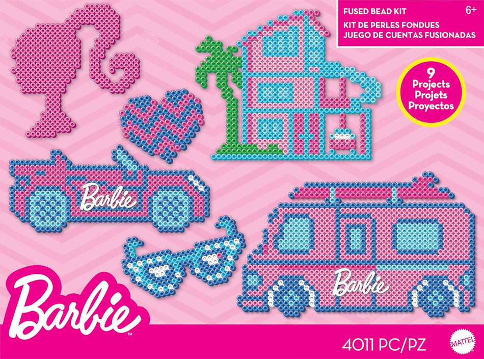 Perler:  Mattel Barbie Fused Bead Deluxe Activity Kit